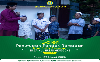 “ SD ZAHA AJARI SANTRI MENGISI WAKTU PUASA DENGAN MENAMBAH PAHALA”