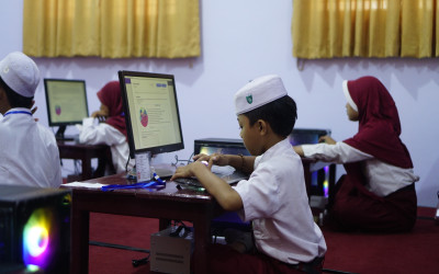 PELAKSANAAN ANBK SD ZAHA BERJALAN LANCAR